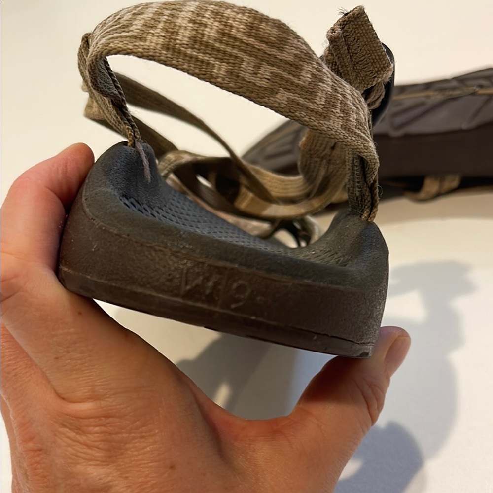 Chaco Brown Patterned Strappy Sandals - image 5